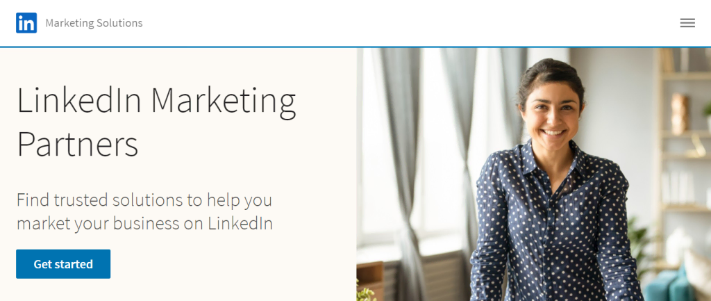 LinkedIn Marketing Partners Website