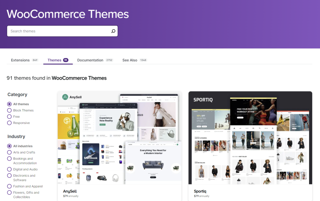 WooCommerce-Themes