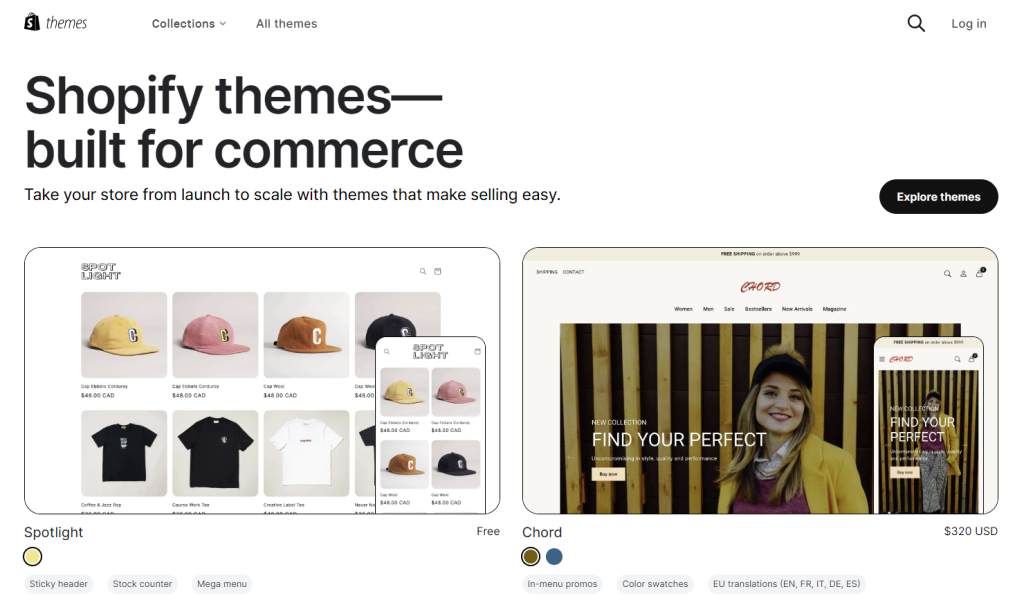 Shopify Theme Store