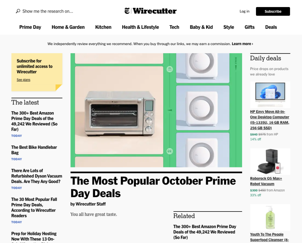 Wirecutter Affiliate-Marketing
