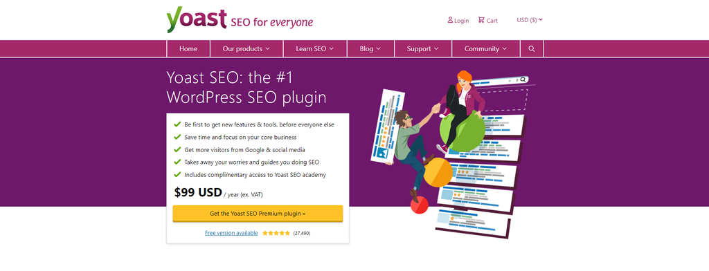 Yoast SEO WordPress-Plugin-Banner
