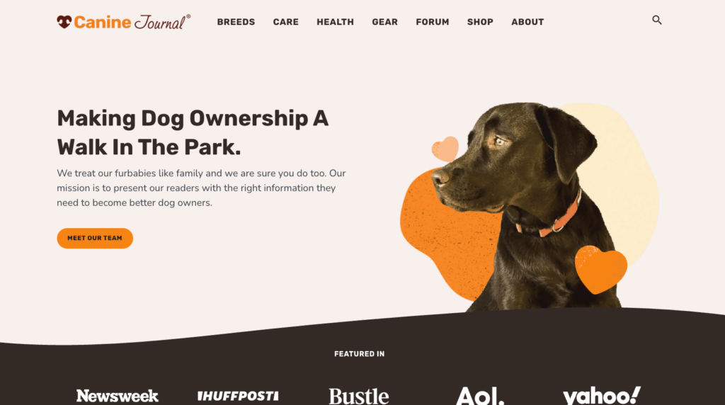 Canine Journal Affiliate-Marketing
