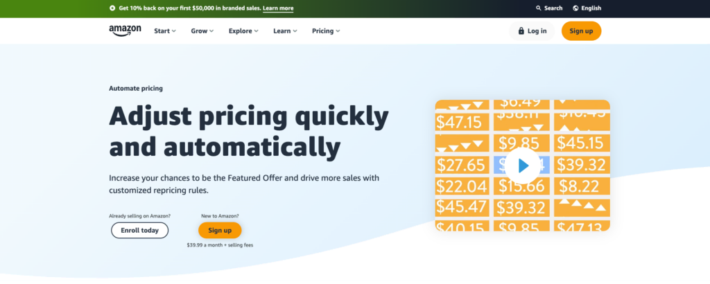 Amazon Automate Pricing
